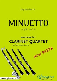 Cover Minuetto - Clarinet Quartet set of PARTS