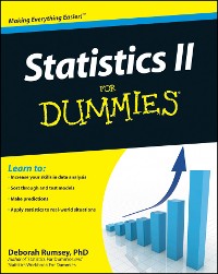 Cover Statistics II for Dummies