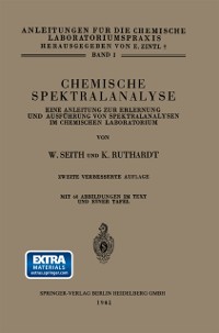 Cover Chemische Spektralanalyse
