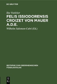 Cover Felis issiodorensis Croizet von Mauer a.d.E.