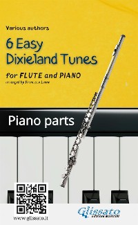Cover Flute & Piano "6 Easy Dixieland Tunes" piano parts