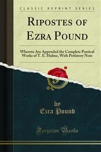 Cover Ripostes of Ezra Pound