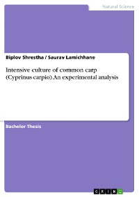 Cover Intensive culture of common carp (Cyprinus carpio). An experimental analysis