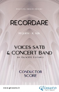 Cover Recordare - SATB & Concert Band (score)