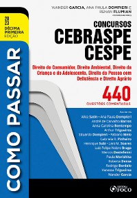 Cover Como passar concursos CEBRASPE -Direito do Consumidor, Ambiental, ECA, Deficiência e Agrário