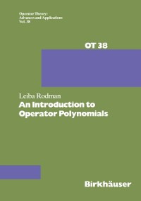 Cover Introduction to Operator Polynomials