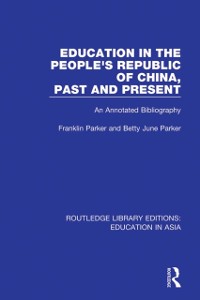 Cover Education in the People's Republic of China, Past and Present
