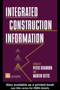 Cover Integrated Construction Information