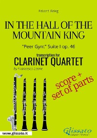 Cover In the Hall of the Mountain King - Clarinet Quartet score & parts