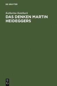 Cover Das Denken Martin Heideggers