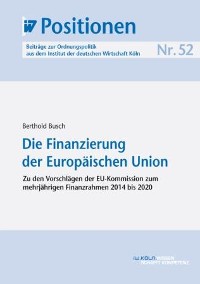 Cover Die Finanzierung der Europäischen Union