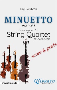 Cover Minuetto (Boccherini) - String Quartet score & parts