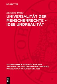 Cover Universalität der Menschenrechte – Idee Undrealität