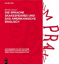 Cover Die Sprache Skakespeares und das amerikanische Englisch