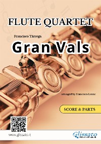 Cover Gran vals - Flute Quartet score & parts