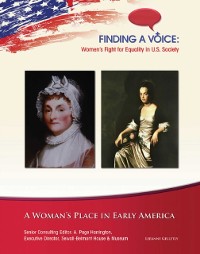Cover Woman's Place in Early America