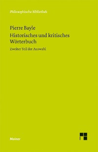 Cover Historisches und kritisches Wörterbuch
