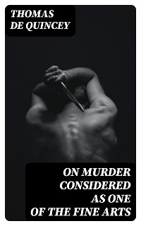 Cover On Murder Considered as one of the Fine Arts