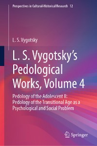 Cover L. S. Vygotsky's Pedological Works, Volume 4