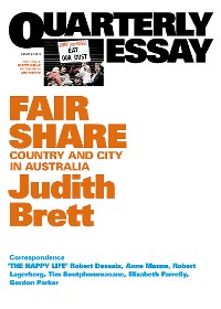 Cover Quarterly Essay 42 Fair Share