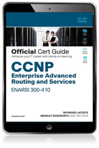 Cover CCNP Enterprise Advanced Routing ENARSI 300-410 Official Cert Guide