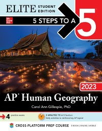 Cover 5 Steps to a 5: AP Human Geography 2023 Elite Student Edition