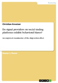 Cover Do signal providers on social trading platforms exhibit behavioral biases?