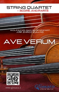 Cover String Quartet: Ave Verum by Mozart (score & set of parts)