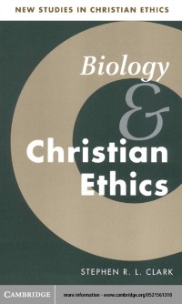 Cover Biology and Christian Ethics