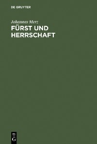 Cover Fürst und Herrschaft