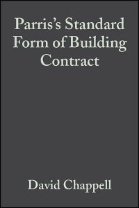 Cover Parris's Standard Form of Building Contract