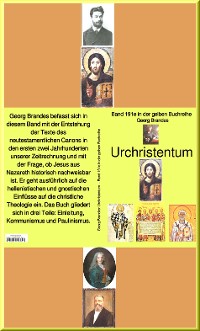 Cover Georg Brandes: Urchristentum  –  Band 191-2 in der gelben Buchreihe – bei Jürgen Ruszkowski