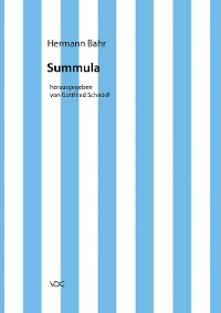 Cover Hermann Bahr / Summula