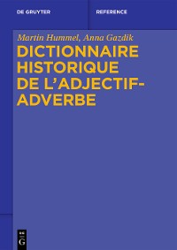 Cover Dictionnaire historique de l’adjectif-adverbe