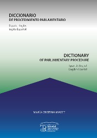 Cover Diccionario de procedimiento parlamentario / Dictionary of parliamentary procedure