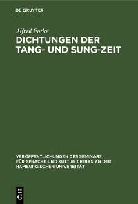 Cover Dichtungen der Tang- und Sung-Zeit