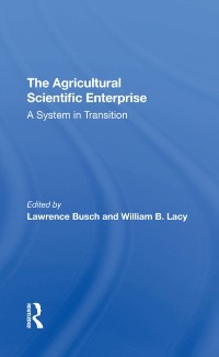 Cover The Agricultural Scientific Enterprise
