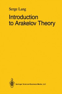 Cover Introduction to Arakelov Theory