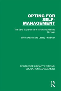 Cover Opting for Self-management