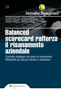 Cover Balanced Scorecard rafforza il risanamento aziendale