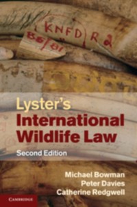 Cover Lyster's International Wildlife Law