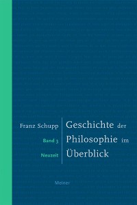 Cover Geschichte der Philosophie im Überblick. Band 3. Neuzeit