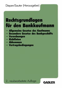 Cover Rechtsgrundlagen für den Bankkaufmann