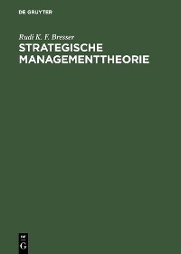 Cover Strategische Managementtheorie