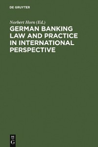 Cover German Banking Law and Practice in International Perspective