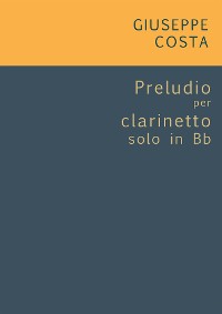 Cover Preludio per clarinetto solo in Bb