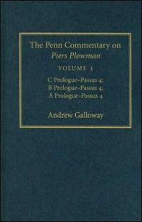 Cover The Penn Commentary on Piers Plowman, Volume 1