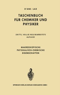 Cover Makroskopische physikalisch-chemische Eigenschaften