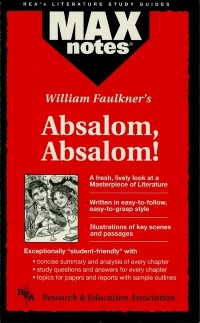 Cover Absalom, Absalom! (MAXNotes Literature Guides)