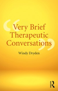 Cover Very Brief Therapeutic Conversations